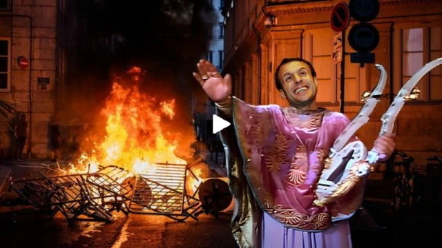 While France is burning - Macron visits Elton John concert
