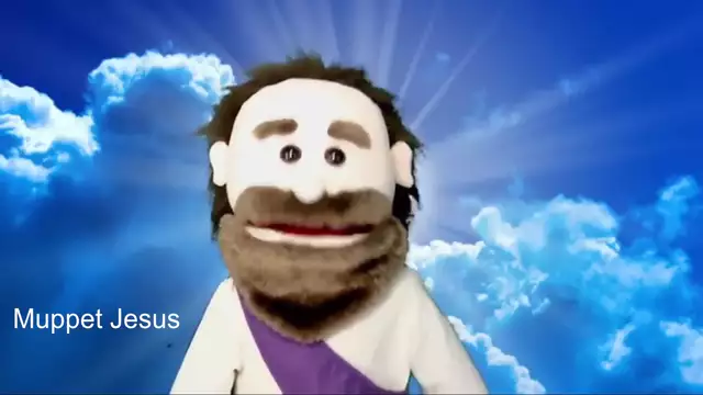 Muppet Jesus has pronouns... _____________________________