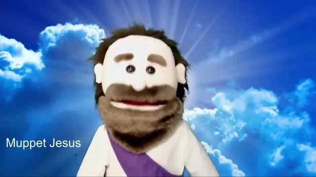 Muppet Jesus has pronouns... _____________________________