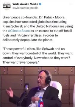 Greenpeace Co-founder on the Climate Scam Being Used to Depopulate the Earth