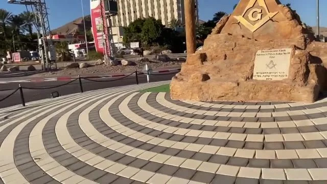 Freemason Square in Eilat, Israel