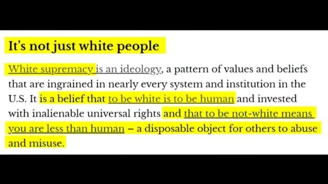 White Supremacy and Climate Change  The two hottest topics of the day, and neither should be a topic. White Supremacy and Climate Change.