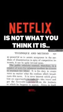 NETFLIX THE PROPAGANDA MACHINE FOR THE GOVERN- MENTS