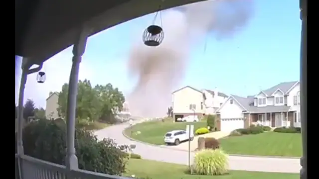 Pennsylvania: 4 people explode in house explosion CAUGHT ON CAM!
