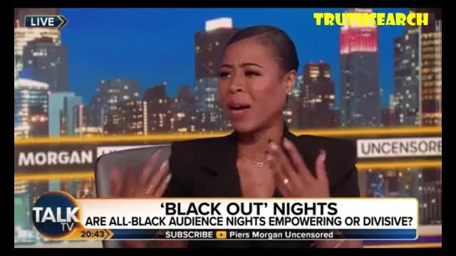 Piers Morgan- black show only is ok with BLM activist Imarn Ayton