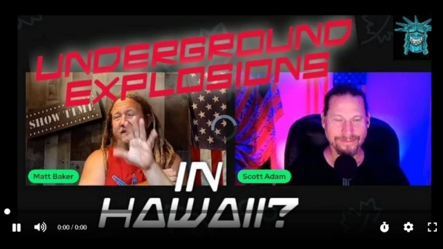 Underground Explosions in Maui?