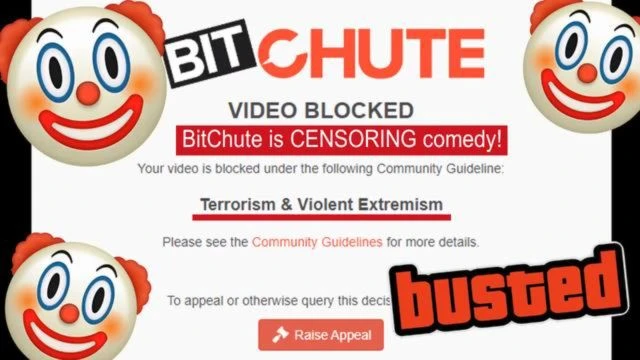 BitChute CENSORED my COMEDY video! SAID IT WAS TERRORISM! - LINKS