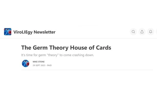 The Germ Theory House Of Cards