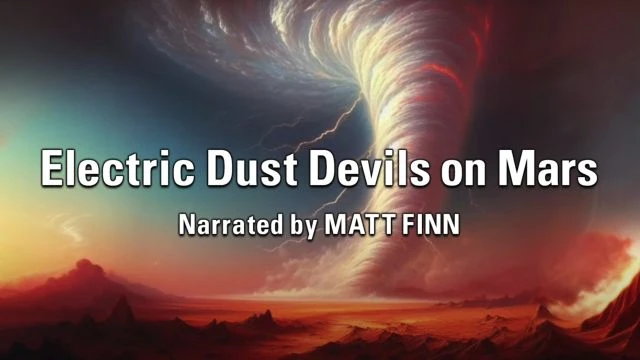 Matt Finn - Electric Dust Devils on Mars