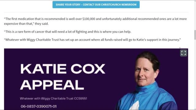 Katie Cox Appeal