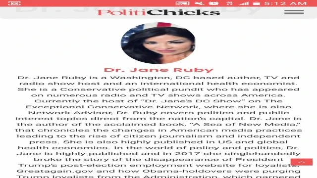 Dr Jane Ruby Pro Trump Democracy pushing SHILL