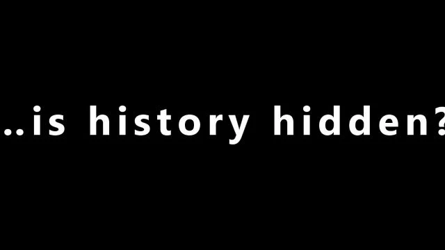 …is history hidden?