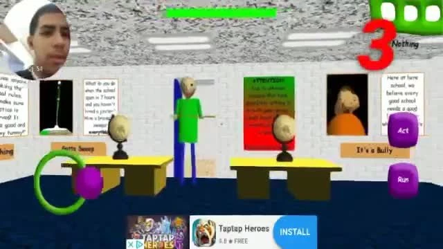 baldis basics- This teacher try to Spank me [Ep.1]