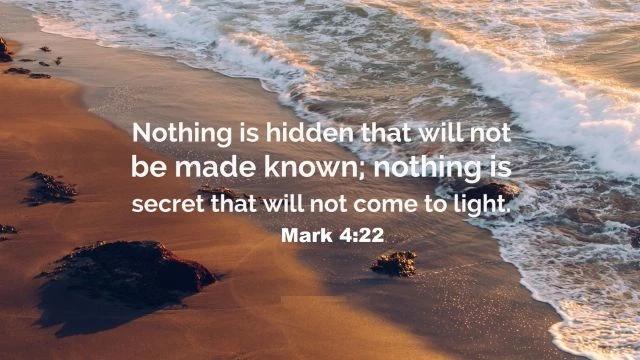 The Light of Life Part4  - nothing hidden, all comes to the light