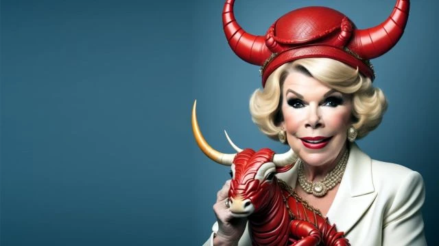 Cow With a Lobsters face - Joan Rivers