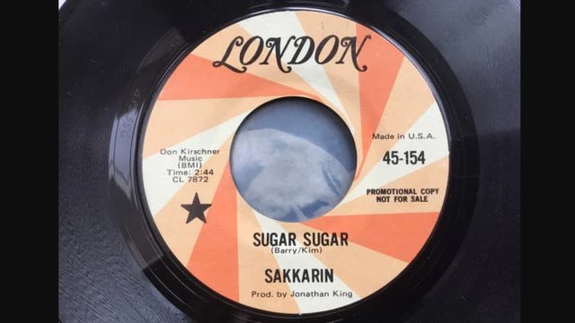 Sakkarin 🎵 Sugar Sugar (Top of the Nonces 1971)