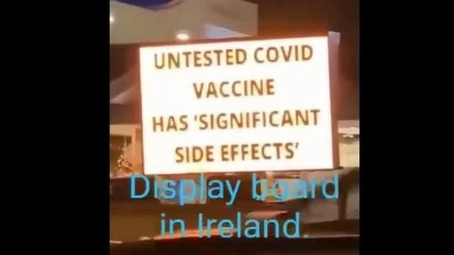 Ireland: Brave Gas Clerk Tries To Get The Message Out About The Covid Scamdemic