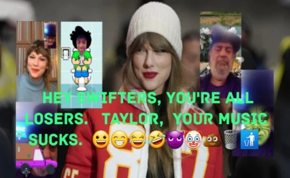 Swifters Are Stupidly Loyal To Taylor.   😀😁😂🤣😈🤡💩🗑🚮