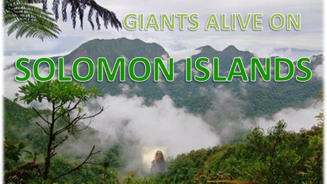 Giants Alive On The Solomon Islands