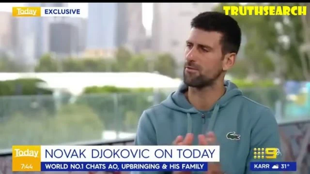 Novak Djoković sits down for an exclusive chat with Karl Stefanovic