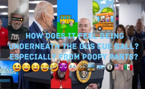 Mayorkas Thrown Under The Bus During Biden Campaign.   😀🚍🇺🇲