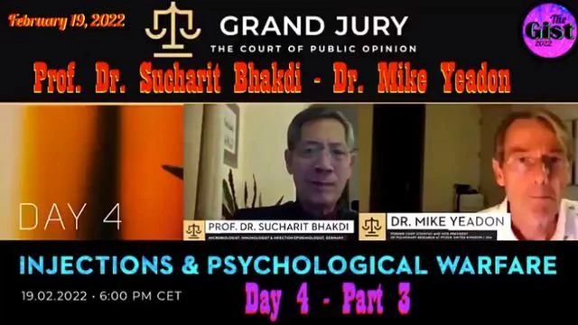 DR. BHAKDI AND DR. MIKE YEADON TESTIFYING IN THE CORONA GRAND JURY INVESTIGATION