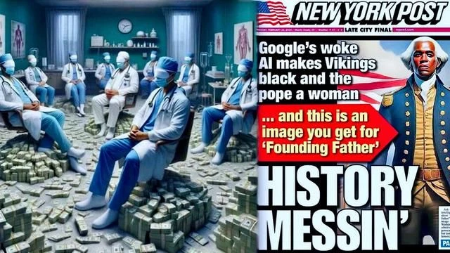 Doctors Nurses Sell Soul To Poison Children For Money Google AI Eliminates White People From History