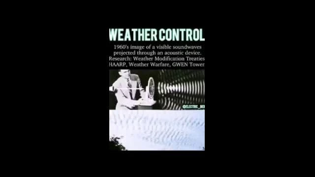 Weather control on an electromagnetic basis