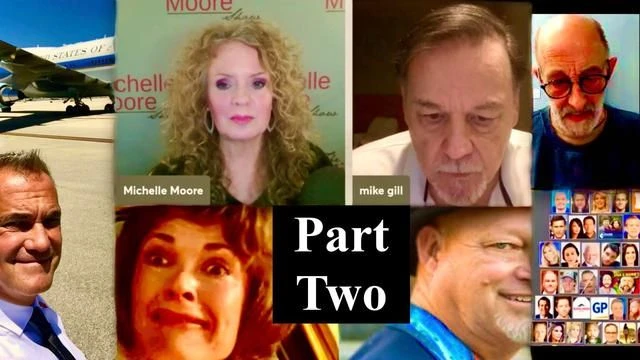 Michelle Moore Mike Gill Clif High William DeBilzan PJ Schrantz Michael Flynn Expose Podcast Frauds