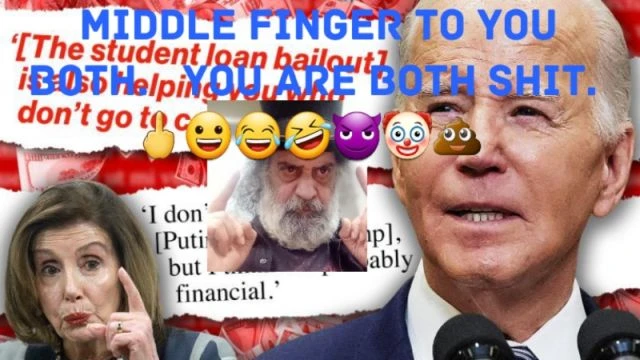 Biden Poopy Pants And Fancy Nancy Are Full Of It.   🖕😂🤣😈🤡💩