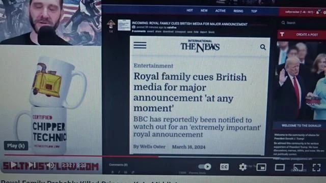 Kate Middleton dead? announcement soon, Chris Whitty La Palma Prince William last king of England