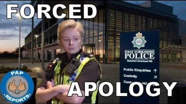 West Yorkshire police - Lesbian Nana forced to apologise