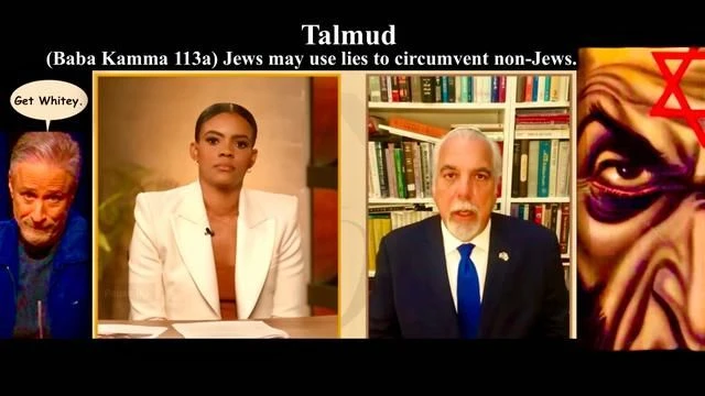 Candace Owens Exposes Rabbi Barclay AntiSemitic Con As Kristi Noem Protects Jon Stewart Hate Speech