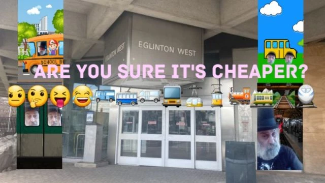 TTC Double Fares Drop In Price.   🤨🤔😝😂🚌🚎🚐🚍🚡🚊🚂🚞🛤🚆