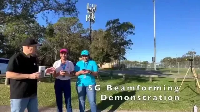 SHOCKING BEAM FORMING DEMONSTRATION FROM TELSTRA PUTS PEOPLE INTO PANIC MODE...