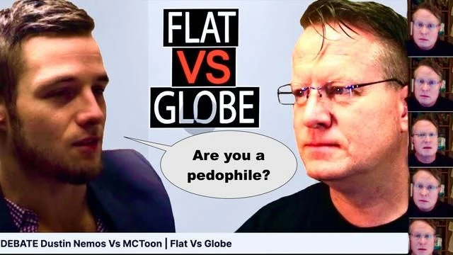 Dustin Nemos Asks MCToon If He Is A Pedophile During Flat Earth Debate What Follows Raises Suspicion