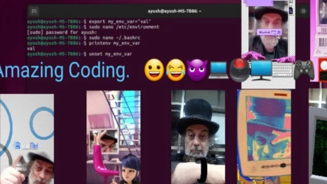 Ubuntu Environment Variable Setup.   😀😂😈💻🖲🖥⌨🎮🎴🕹