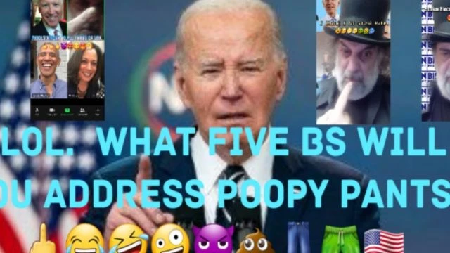 Poopy Pants Biden Will Say BS At SOTU.   🖕😂🤣🤪😈💩👖🩳🇺🇸