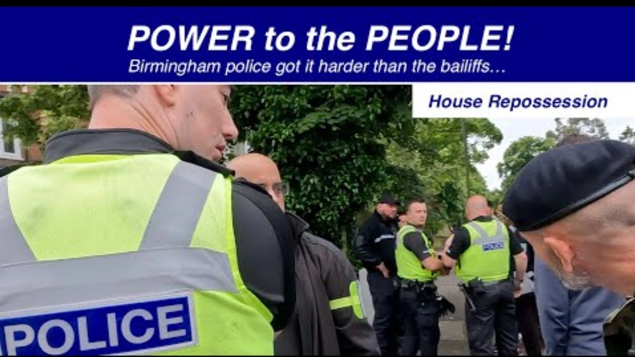 Police & Bailiffs Get Put In Their Place By A Sovereign Warrior