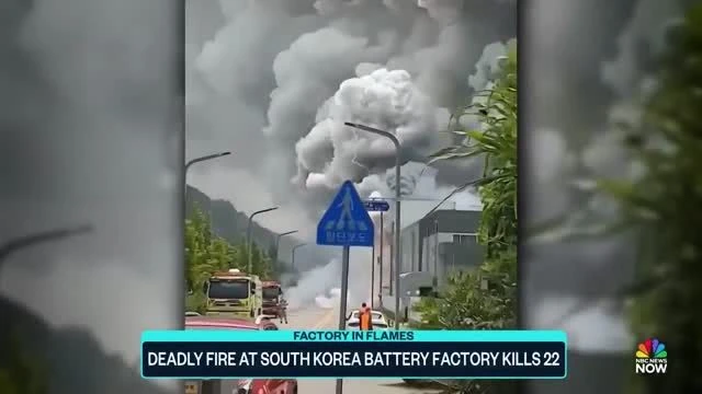 Lithium Factory Fire Kills 23 In South Korea