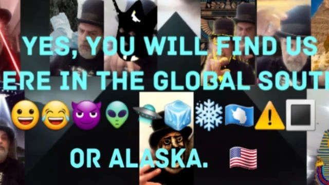 Alaska As Well As Antarctica Has Black Pyramids.  👽🧊🔳🇦🇶🇺🇸