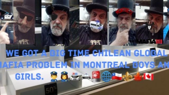 Montreal Is Hit With Chilean Global Crime.  👮‍♂️👮‍♀️🚔🚓🚨🌐🇨⚜