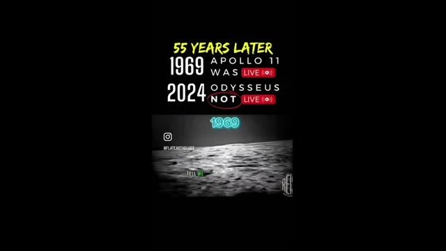 What’s going on Apollo 11 2024 Odysseus Not Live!