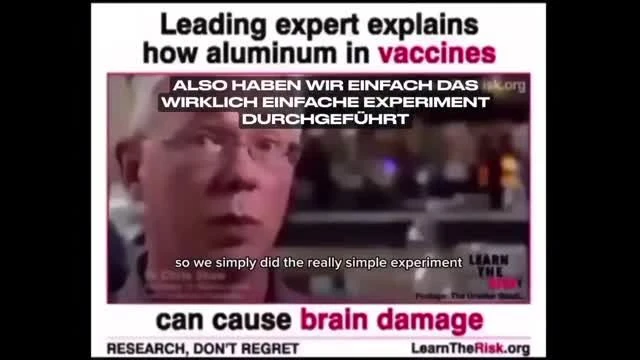 Aluminium in Vaccine probably causes parkinson's, alzheimer's etc etc ....