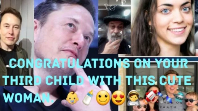 Elon Musk Fathers Third Child With Shivon Zilis.  👶🍼🙂😍👨‍🚀🚀