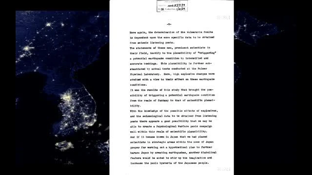 In 1939 teh USA's OSS Planned To Nuke & Tsunami The Yellow Peril of Japan