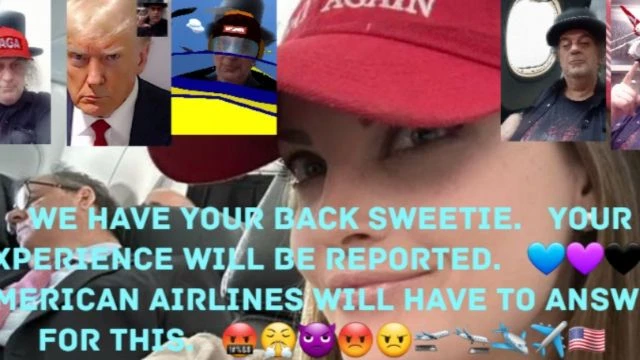 Woman Gets Bad Service On American Airlines.  🤬😤👿😡😠🛫🛬🛩✈🇺