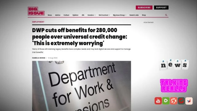 280K lose benefits in transfer to UC, extremely worrying