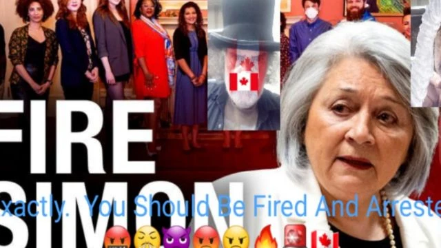 Mary Simon Should Be Fired And Arrested.  🤬😤👿😡😠🔥🚨🇨🇦