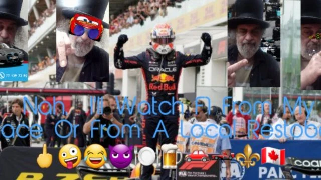 F1 Is Best Viewed On TV.  🖕🤪😂😈🍽🍺🚗🏎⚜🇨🇦